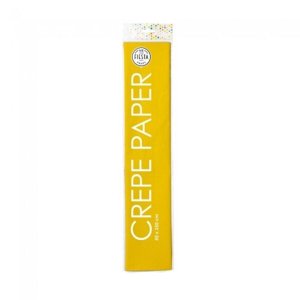 Crepe paper  50x250cm yellow