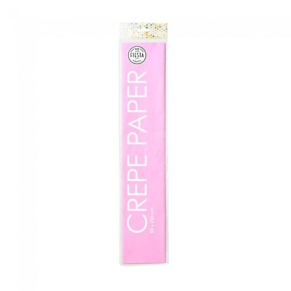 Crepe paper  50x250cm baby pink
