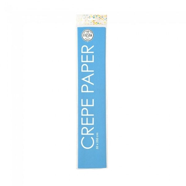 Crepe paper  50x250cm baby blue