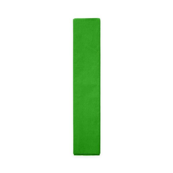 Crepe paper  50x250cm apple green - Image 2