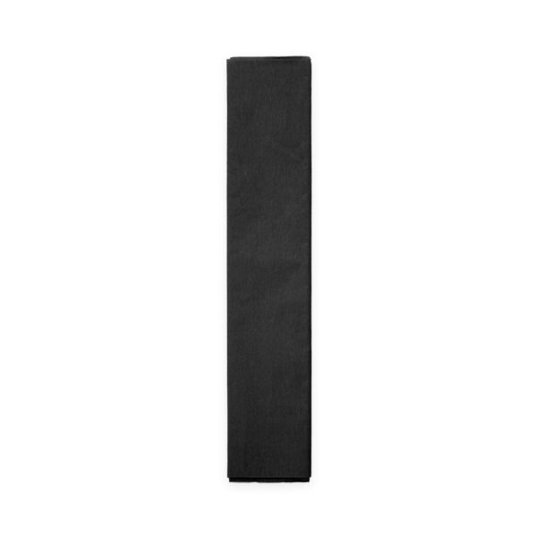 Crepe paper  50x250cm black - Image 2
