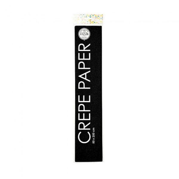 Crepe paper  50x250cm black
