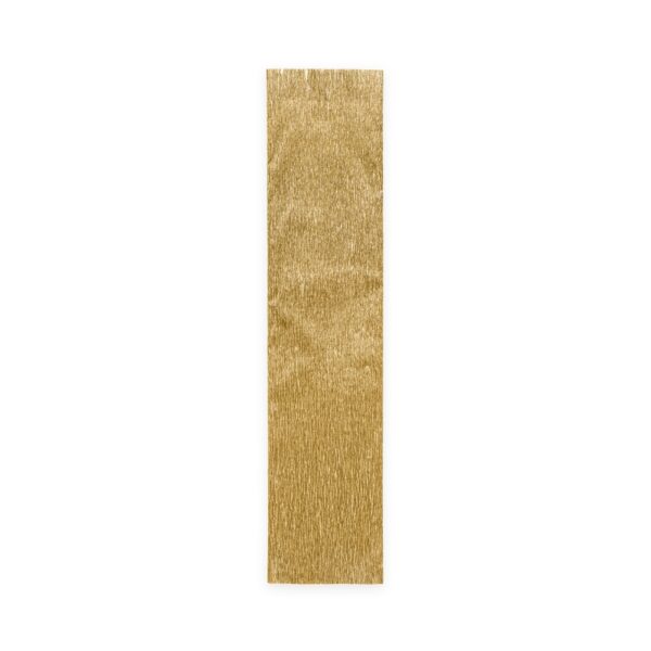 Crepe paper  50x250cm gold - Image 2
