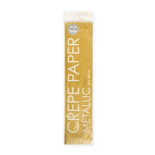 Crepe paper  50x250cm gold