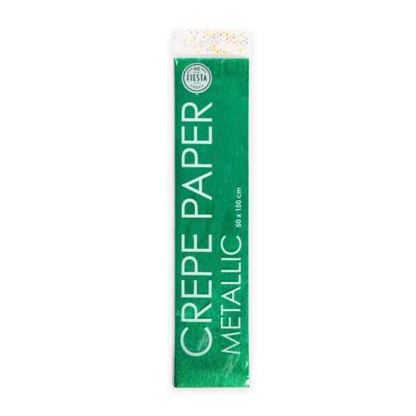 Metallic Crepe 50x150cm green