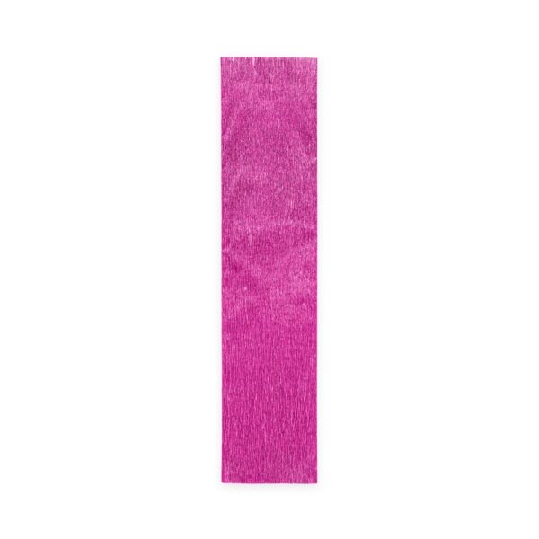 Metallic Crepe 50x150cm hot pink - Image 2