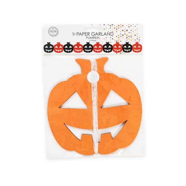 Paper Garland pumpkin 6m - Image 2