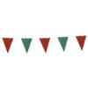 Bunting Glitter 6m red/green  flagsize 20x30cm