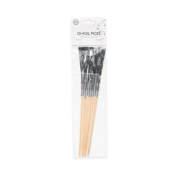 10 Foil picks silver 24cm - Image 2