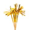 10 Foil picks gold 24cm