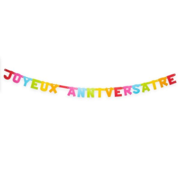 Letterbanner Joyeux Anniversaire - Image 2