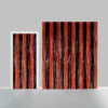 Party Curtain 100x240cm black/orange