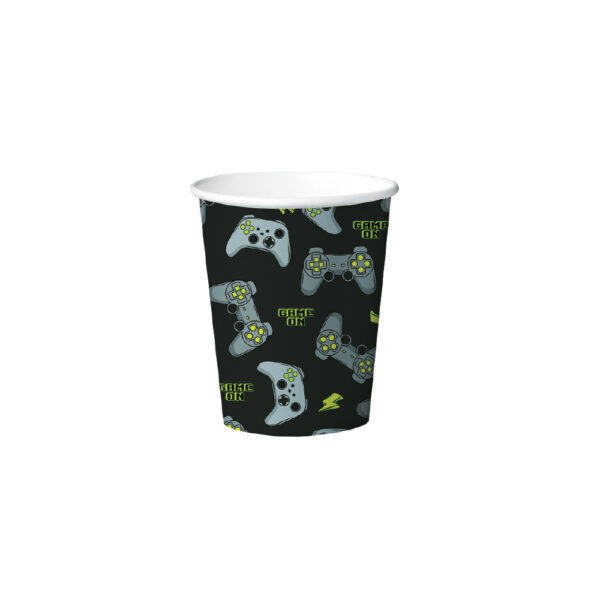 8 Paper Cups 210ml FSC - Gaming