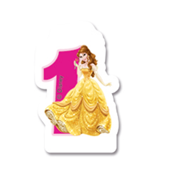 Cake candle Birthday nr. 1 - Princess Dreaming