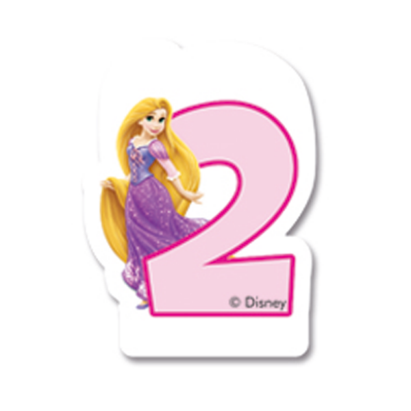 Cake candle Birthday nr. 2  - Princess Dreaming