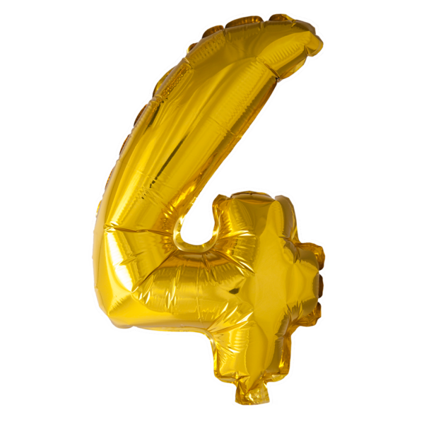 Foilballoon 40'' no. 4 gold