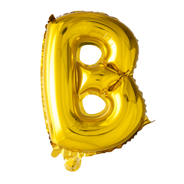 Foilballoon 16" B gold