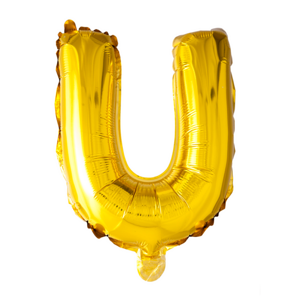 Foilballoon 40'' U gold