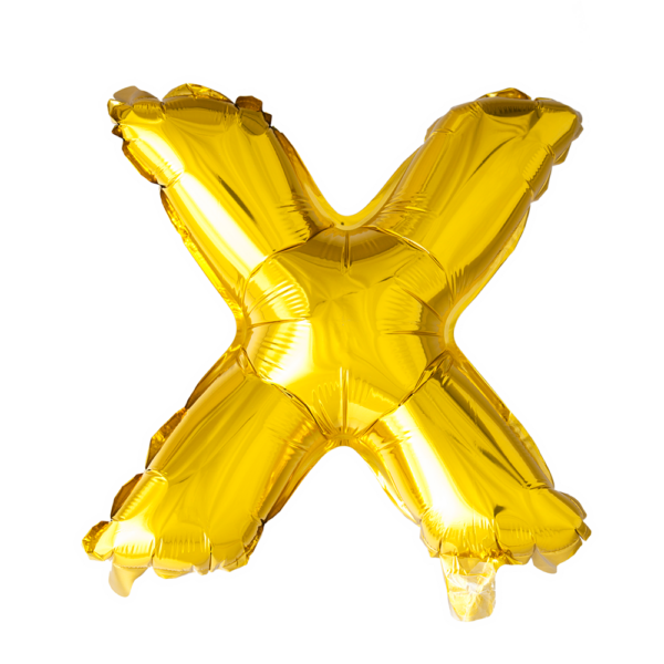 Foilballoon 40'' X gold