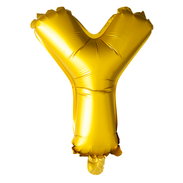Foilballoon 40'' Y gold