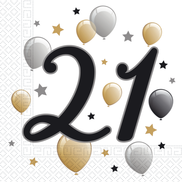20 2-Ply Paper Luncheon Napkins 33x33cm - 21 - Milestone