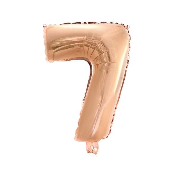 Foilballoon 16" no. 7 rose gold