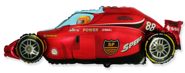Foilballoon 18 x 36'' Formula red