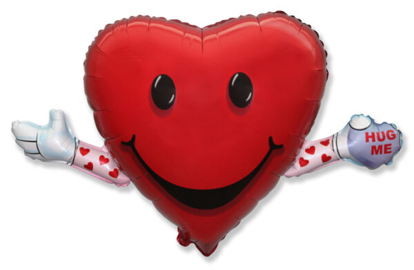 Foilballoon 25 x 41'' Love & hug