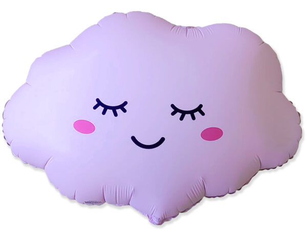 Foilballoon 22 x 27'' Cloud matte pink