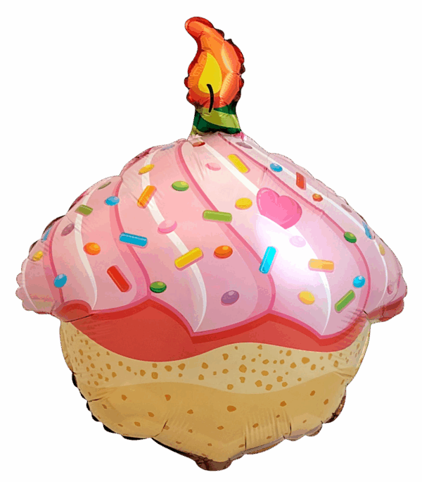 Foilballoon 23 x 20" Cupcake