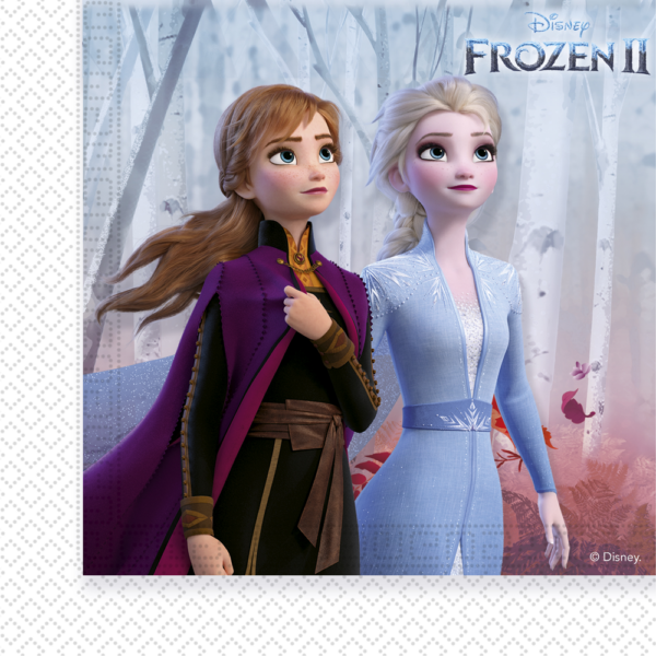 20 2-Ply Paper Luncheon Napkins 33x33cm - Frozen 2
