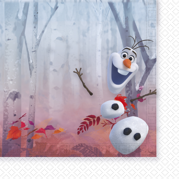 20 2-Ply Paper Luncheon Napkins 33x33cm - Frozen 2 - Image 2