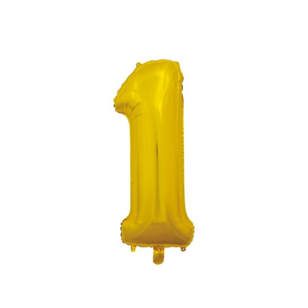 Foilballoon 26" No. 1 gold