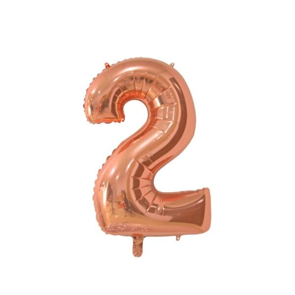 Foilballoon 26" No. 2 rose gold
