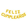 Foilballoon word 16" 'Feliz Cumpleaños' gold
