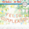 Foilballoon word 16" 'Feliz Cumpleaños' rose gold - Image 2