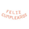 Foilballoon word 16" 'Feliz Cumpleaños' rose gold