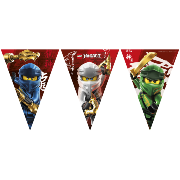 1 Triangle flag banner - Lego Ninjago