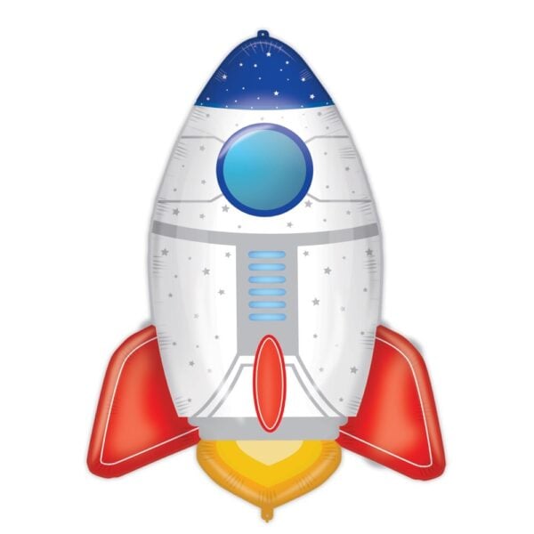 Foilballoon Supersized, Shaped 55x75 cm - Rocket Space