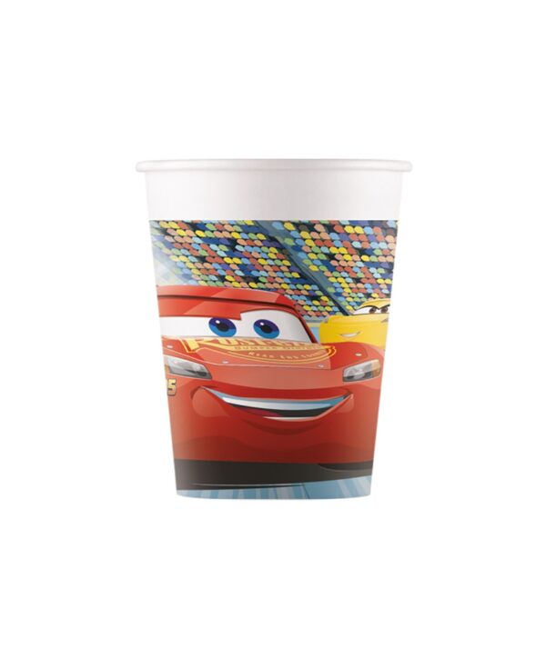8 Paper Cups 200 ml FSC - Cars