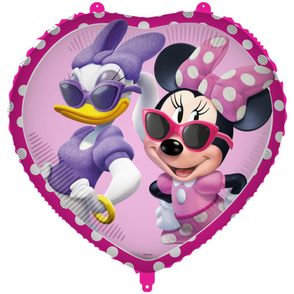 Foilballoon Heart 18" - Minnie Junior