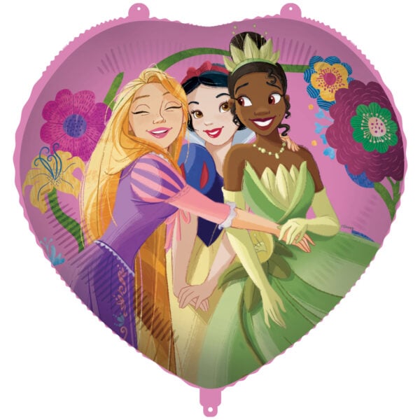 Foilballoon Heart 18" - Princess Live Your Story