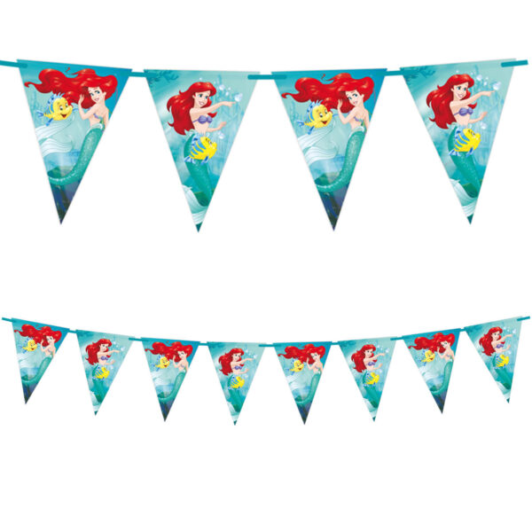 1 FSC Paper Triangle Flag Banner (9 flags) - Ariel Curious