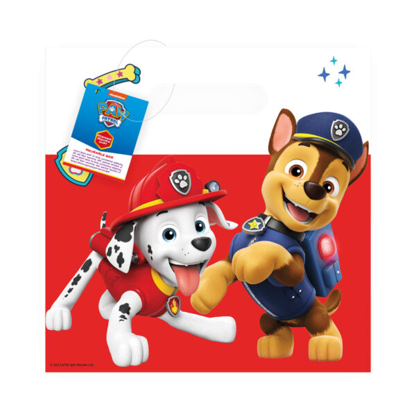 4 Reusable Party Bags - Paw Patrol - Rescue Heroes