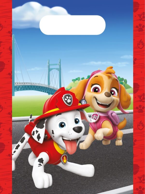 4 Paper Party Bags FSC  - Paw Patrol - Rescue Heroes