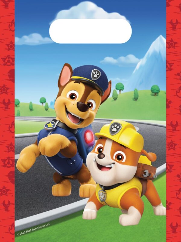 4 Paper Party Bags FSC  - Paw Patrol - Rescue Heroes - Image 2