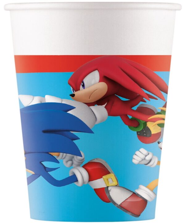 8 Paper cups FSC 200ml - Sonic Speed