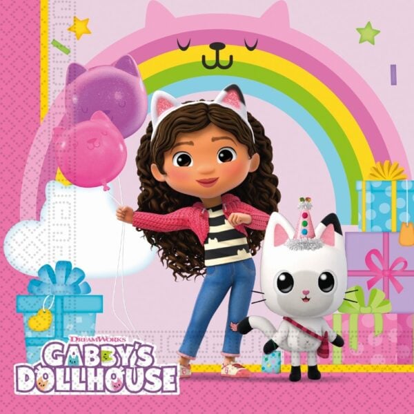 20 2 -ly Paper Luncheon Napkins 33x33cm FSC - Gabby's Dollhouse