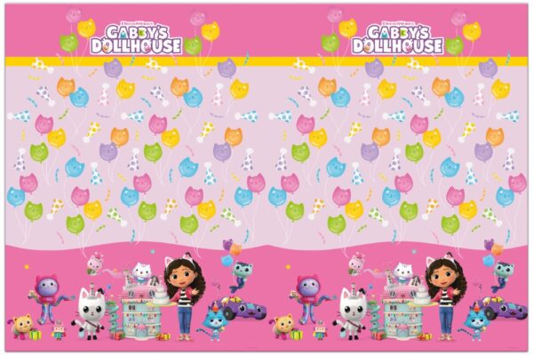 1 Plastic tablecover 120X180cm - Gabby's Dollhouse