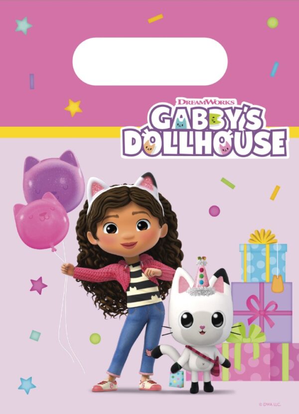 4 Paper party bags FSC  - Gabby's Dollhouse